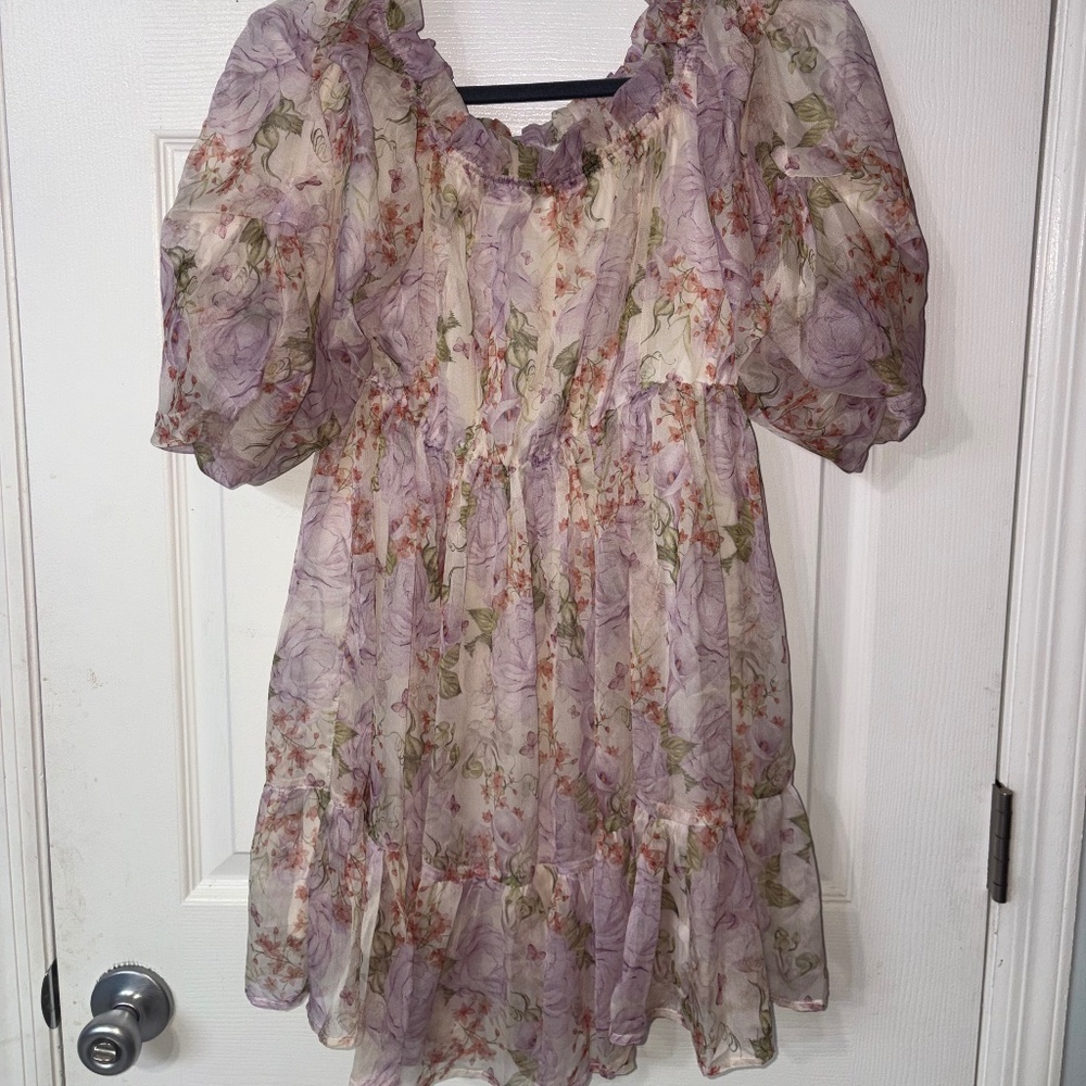 FLORAL DRESS - Picture 2 of 3